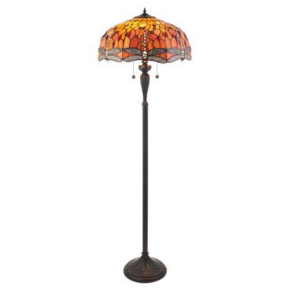 64070 Dragonfly flame stojací lampa
