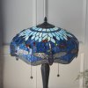 64089 Dragonfly blue stolní lampa