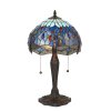 64090 Dragonfly blue stolní lampa