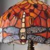 64092 Dragonfly flame stolní lampa