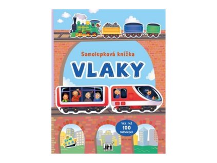 Samolep knížka/ Vlaky