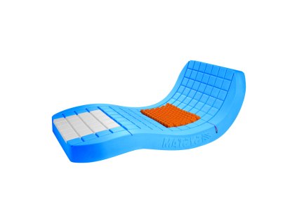 VISCOFLEX AIR P161M-OR, Antidekubitní matrace s pamětí a vzduchovou podložkou