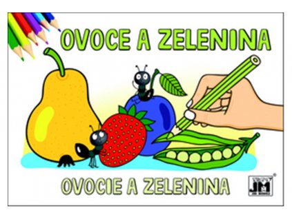 Ovoce a zelenina - omalovánka