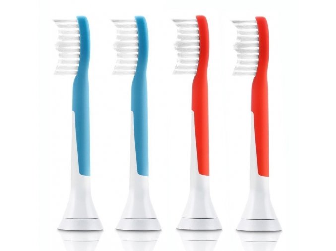 Náhradné kompatibilné hlavice k zubným kefkám Philips Sonicare For Kids HX6044/33 - 4 ks - vek 7+