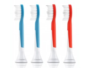 Náhradné kompatibilné hlavice k zubným kefkám Philips Sonicare For Kids HX6044/33 - 4 ks - vek 7+