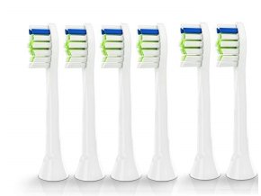 Náhradné kompatibilné hlavice k zubným kefkám Philips Sonicare Optimal White HX6066/10 - 6 ks