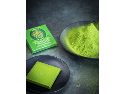 Willie's Cacao Matcha 39% bílá čokoláda s čajem Matcha 50g