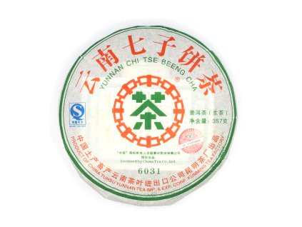 2007 CNNP 6031 Sheng Puerh Beeng Cha 357g