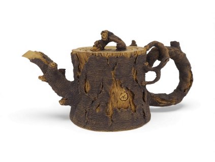 BAZAR keramická konvička ve tvaru kmene stromu