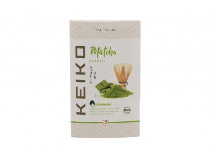 Keiko čokoláda se zeleným čajem GREEN KISS 30g (bio)