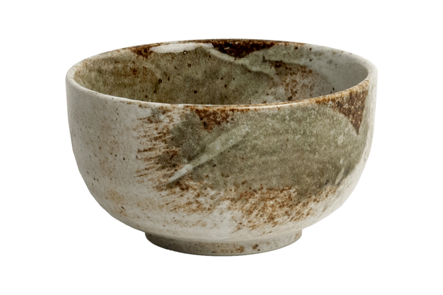 Edo Japan Matcha set Chawan + Chasen + Chashaku + Kusenaoshi Chawan: Chawan Hikari