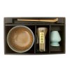 Matcha set Chawan + Chasen + Chashaku + Kusenaoshi