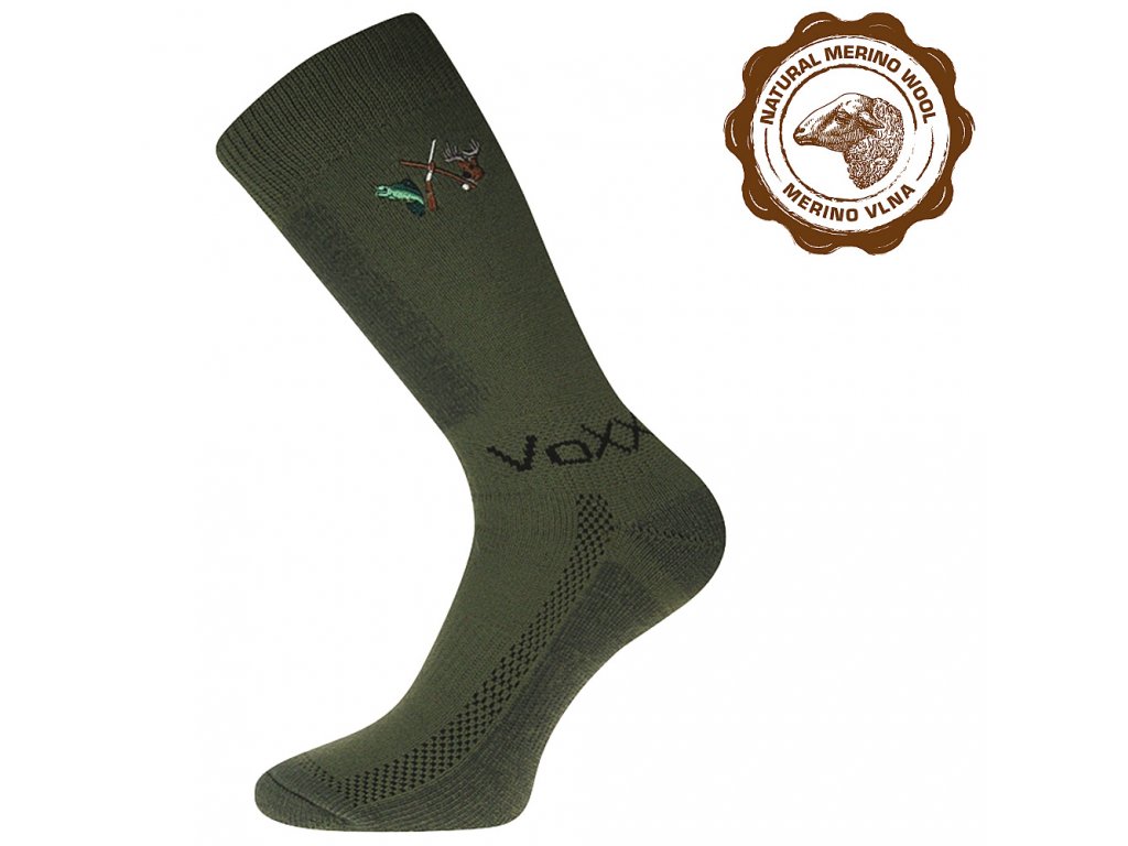 VoXX ponožky Lander 1 pár tmavě zelená
