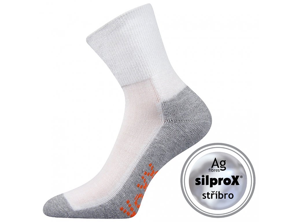 Voxx ponožky pro halové sporty a běh Vigo CoolMax bílé