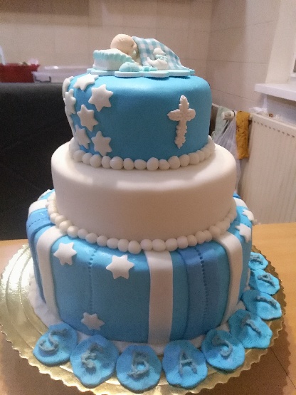 Alena Škriváneková - šľahačka, fond, poťahová hmota, cukrárska žehlička, dekorácie,...