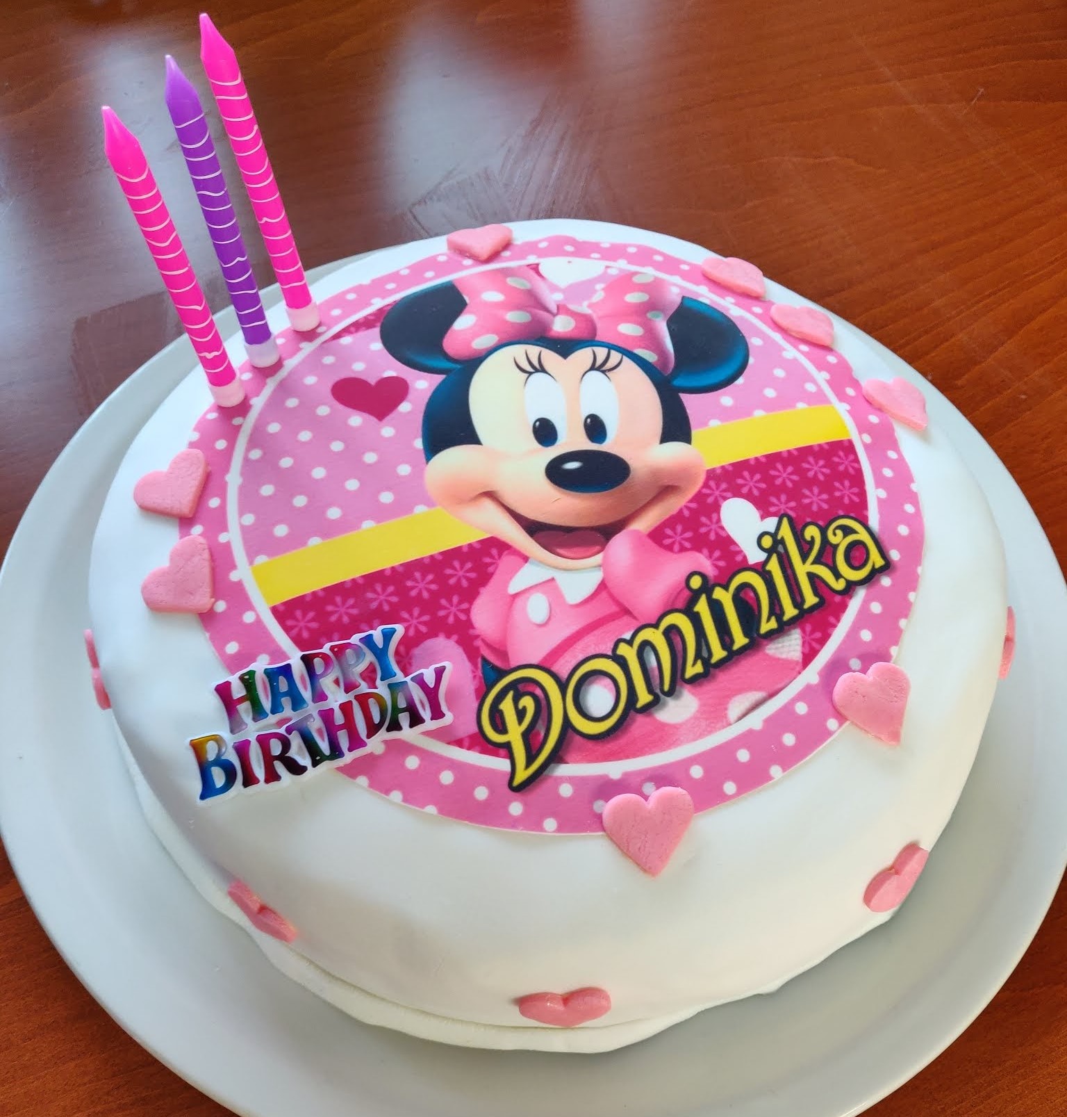 Jana Bajdichová - jedlý obrázok (podklad DEKOR), poťahové hmoty, maizena