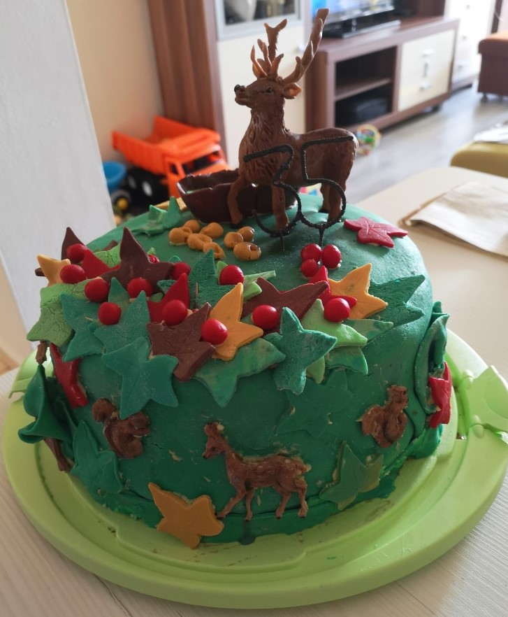 p. Olexová - 3D a 2D dekorácie, piestový vypichovač, poťahovaciae hmoty