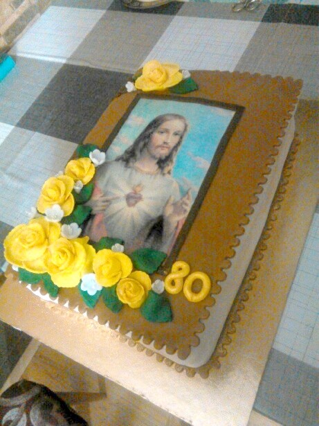 Stanislava Odleváková - Jedlý obrázok (podklad HRUBÁ OBLÁTKA) 