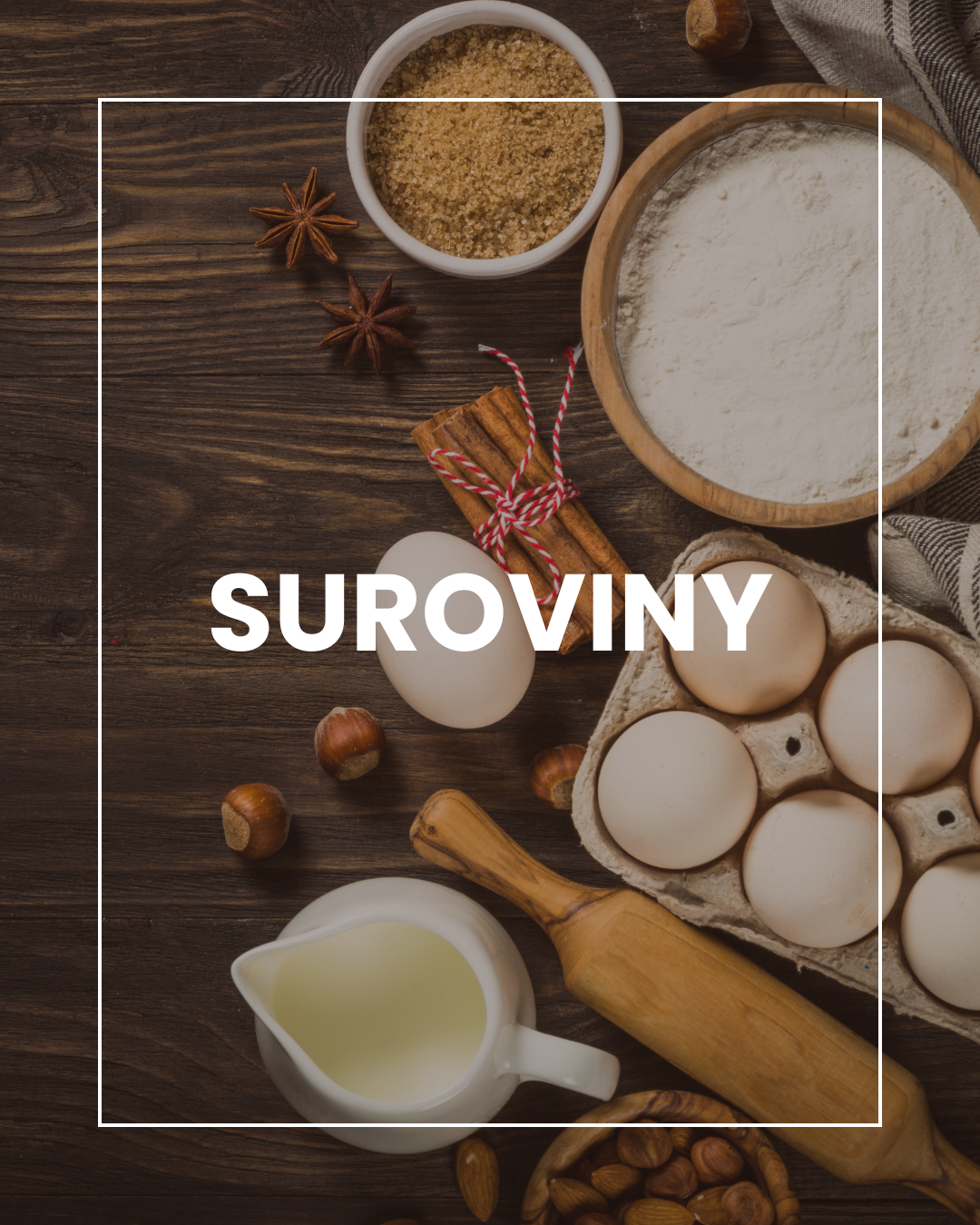 suroviny na pečenie
