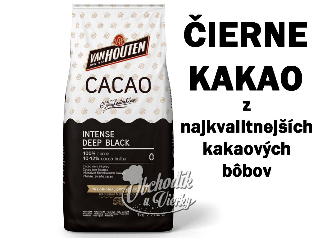 Čierne kakao Intense Deep Black VAN HOUTEN 1