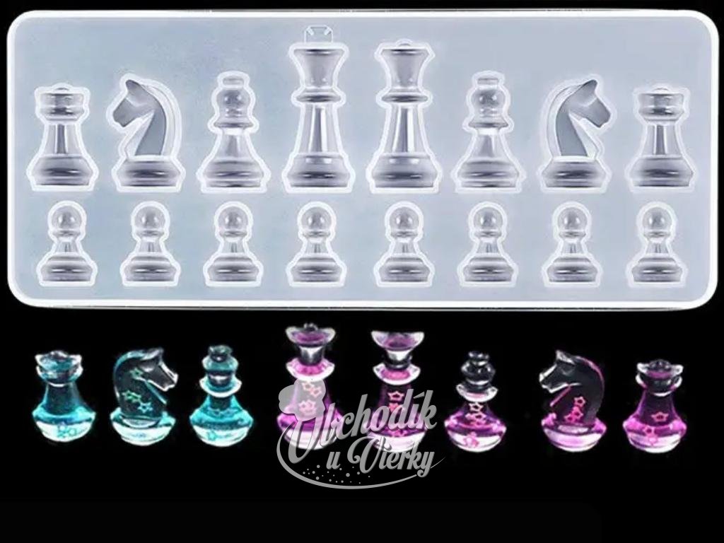 Silikónová forma šachy