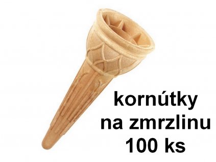 Kornútky na zmrzlinu klasické 100 ks HoHo