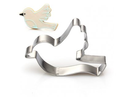 Stainless steel biscuit fondant mold little bird cookie cutter