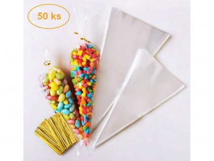 Celofánové vrecká na cukríky špic 50 ks 1