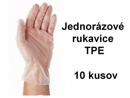 Jednorázové rukavice TPE