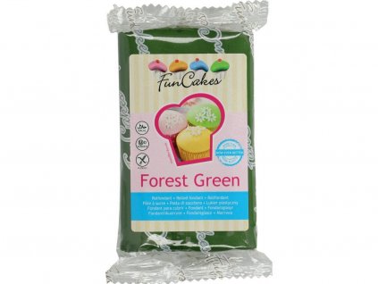 Poťahová a modelovacia hmota FunCakes 250g TMAVO ZELENÁ Forest Green