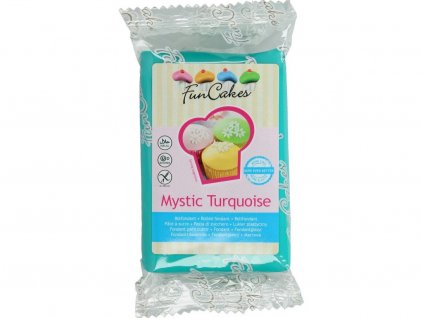 Poťahová a modelovacia hmota FunCakes 250g TYRKYSOVÁ Mystic Turquoise