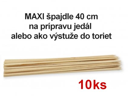 Bambusové špajdle MAXI výstuže do torty 40 cm 10 ks