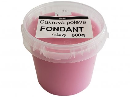 Fondant ružový cukrová poleva 800g HoHo 1