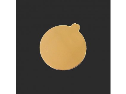 00779 Tortová podložka zlatá Ø 10 cm