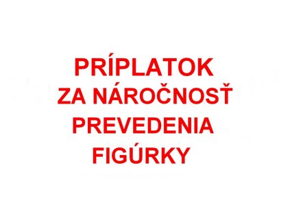 Príplatok za náročnosť prevedenia figúrky *(zadať potrebnú sumu)