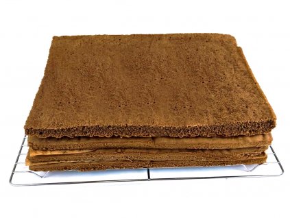Domáce piškótové pláty na plnenie kakaové veľké 32 x 42 cm 4 kusy