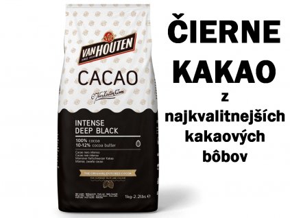Čierne kakao Intense Deep Black VAN HOUTEN 1
