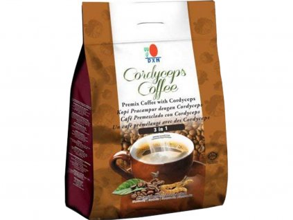 DXN Cordyceps Coffee káva 3 v 1 s hubou Cordyceps 1