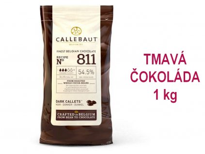 TMAVÁ čokoláda Callebaut 54,5% 1 kg 1