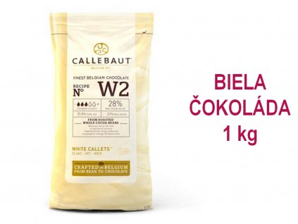 BIELA čokoláda Callebaut 28% 1 kg