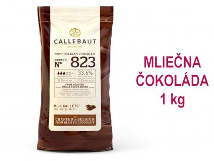 MLIEČNA čokoláda Callebaut 33,6% 1 kg