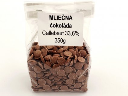 MLIEČNA čokoláda Callebaut 33,6% 350g