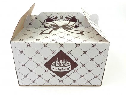 Tortová krabica s potlačou 29 x 29 x 14 cm