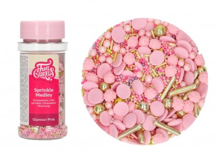 Posyp Ružový mix GLAMOUR PINK 50g