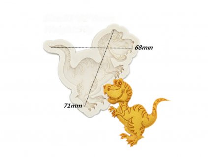 Dinosaurus Albertosaurus silikónová forma