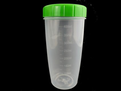 Plastový shaker s odmerkou 400 ml
