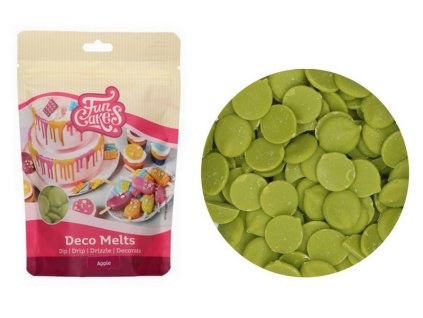 Farebná čokoláda JABLKOVÁ Deco Melts 250 g