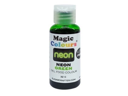 Neónovo zelená gelová farba Magic Colours – jedlá farba 32g