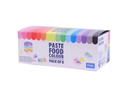 PME Súprava gélových farieb – 8 ks