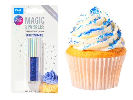 Jedlé trblietky Magic Sparkle Modrá 3 g
